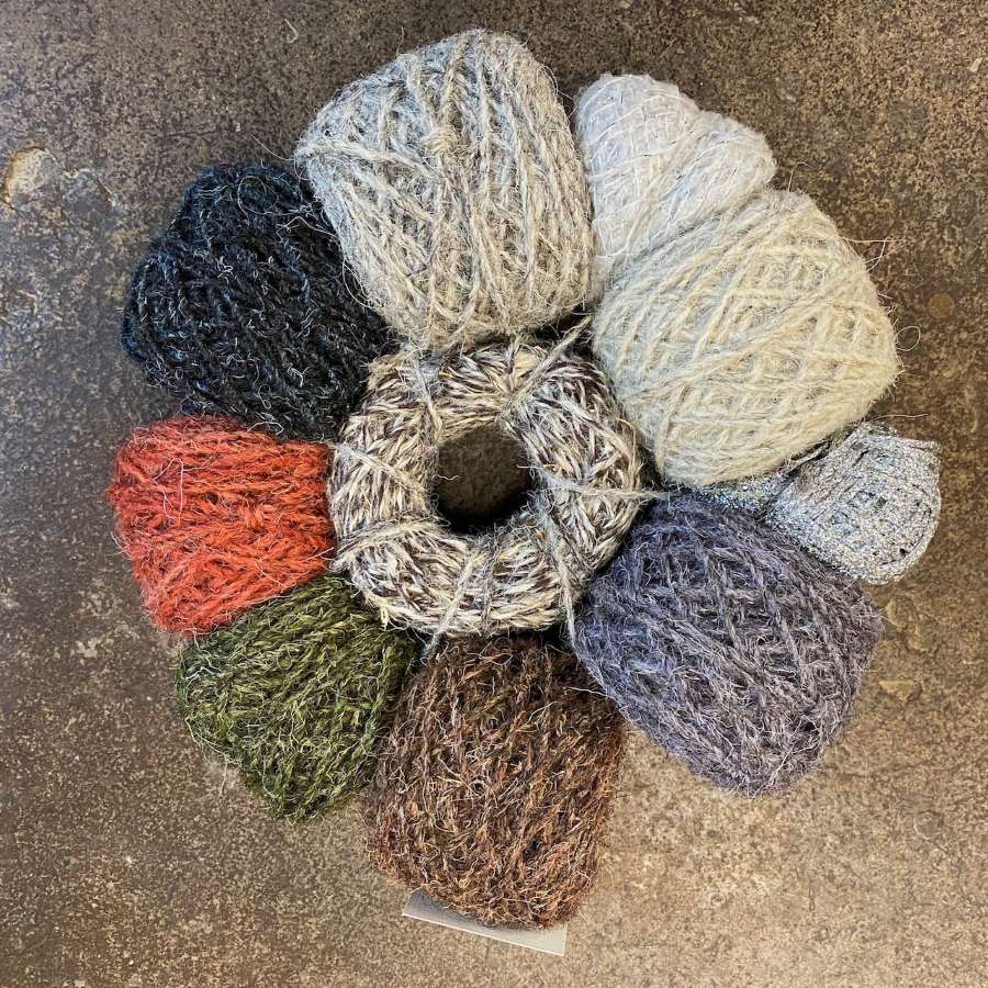 Rug Wool: Winter Hedgerow
